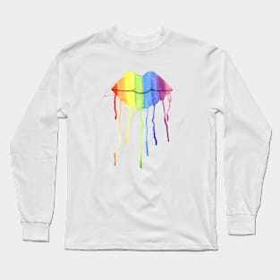 Rainbow Lips Long Sleeve T-Shirt